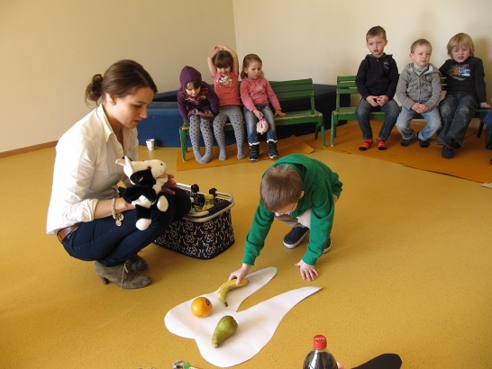 Einordnen der Lebensmittel