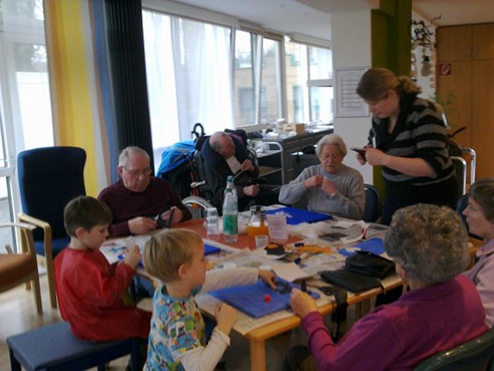 gem. Aktivit�t mit Senioren